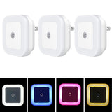 Mini LED Night Light EU/US Plug in Dusk to Dawn Sensor Wall Nights