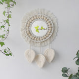 Boho Macrame Round Mirror Decorative Mirrors