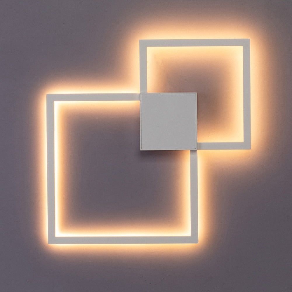 Hartisan Led Wall Lamps For Bedroom Square Lamp