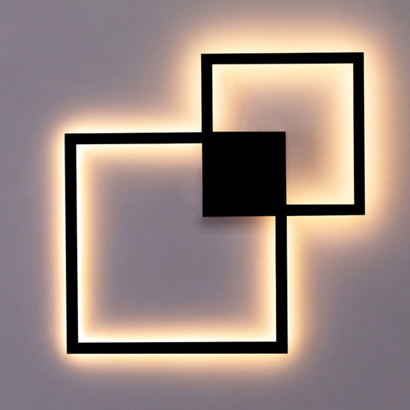 Hartisan Led Wall Lamps For Bedroom Square Lamp
