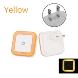 Mini LED Night Light EU/US Plug in Dusk to Dawn Sensor Wall Nights