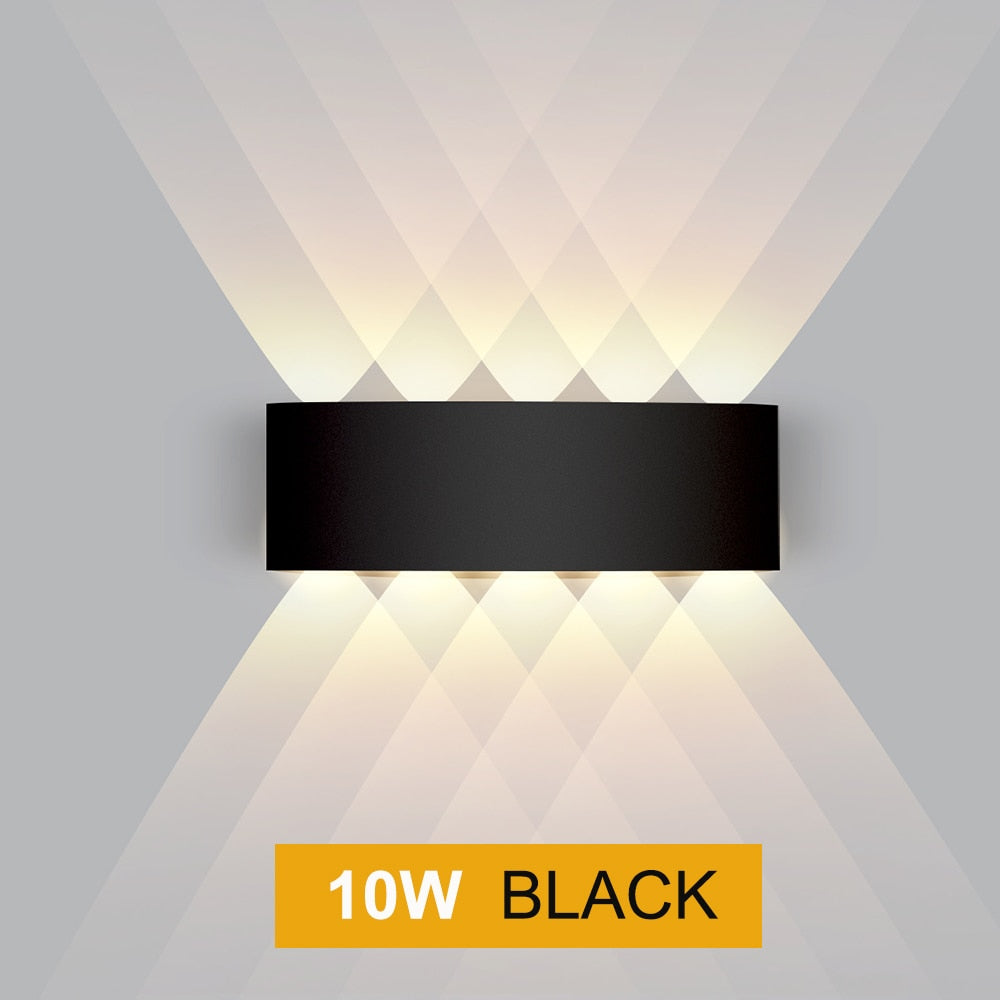 IP65 LED Wall Lamp Outdoor Waterproof Garden Lighting Aluminum