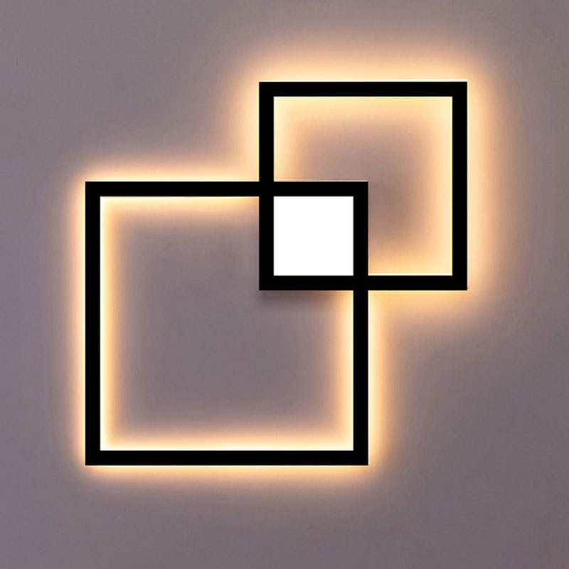 Hartisan Led Wall Lamps For Bedroom Square Lamp
