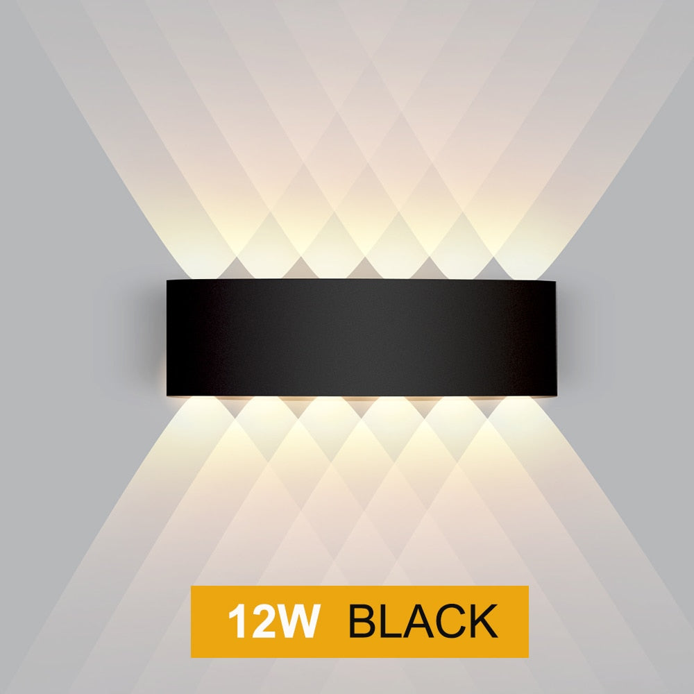 IP65 LED Wall Lamp Outdoor Waterproof Garden Lighting Aluminum