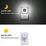 Mini LED Night Light EU/US Plug in Dusk to Dawn Sensor Wall Nights
