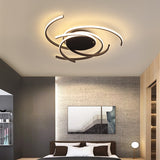 Black White Modern led Ceiling Lights for Living Room