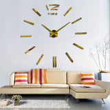 Watch Clocks 3d DIY Ccrylic Mirror Stickers Living Room