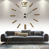Watch Clocks 3d DIY Ccrylic Mirror Stickers Living Room