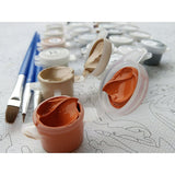 CHENISTORY Sunset Forest DIY Painting By Numbers Canvas Wall Art