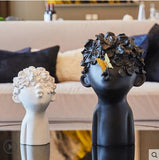 Nordic Minimalist Resin Figurines Cute Butterfly Boy Sculpture