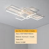 Smart Home Alexa Rectangle Aluminum Modern Led Ceiling Lights