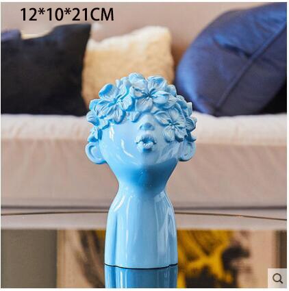 Nordic Minimalist Resin Figurines Cute Butterfly Boy Sculpture