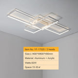 Smart Home Alexa Rectangle Aluminum Modern Led Ceiling Lights