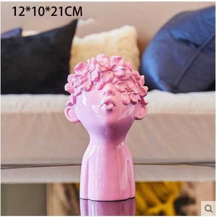 Nordic Minimalist Resin Figurines Cute Butterfly Boy Sculpture