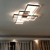 Smart Home Alexa Rectangle Aluminum Modern Led Ceiling Lights