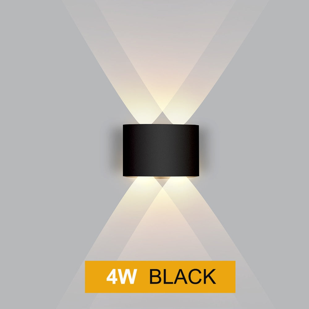 IP65 LED Wall Lamp Outdoor Waterproof Garden Lighting Aluminum