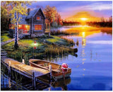 CHENISTORY Frameless DIY Painting By Numbers Landscape