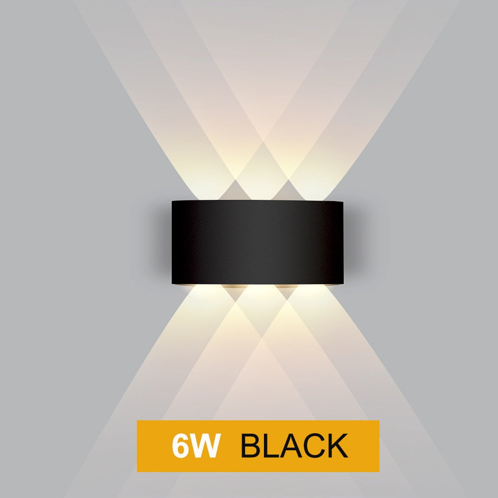 IP65 LED Wall Lamp Outdoor Waterproof Garden Lighting Aluminum