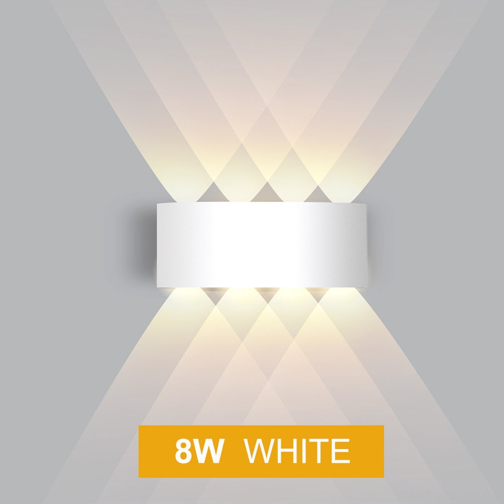 IP65 LED Wall Lamp Outdoor Waterproof Garden Lighting Aluminum
