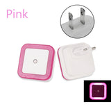 Mini LED Night Light EU/US Plug in Dusk to Dawn Sensor Wall Nights