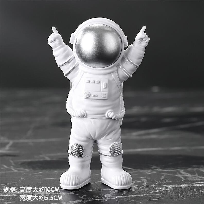 1pc Resin Astronaut Figure Statue Figurine