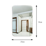3D DIY Home Bathroom Acrylic Stickers Reflective Surface