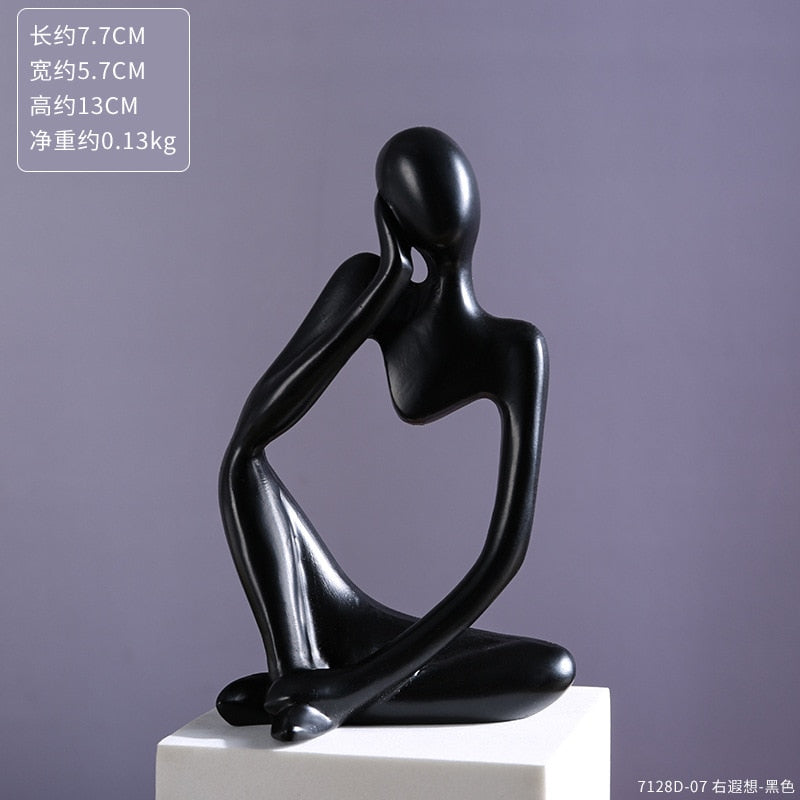 Resin Statues Floating Coffee Cup Art Sculpture Kitchen Home Decor