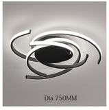 Black White Modern led Ceiling Lights for Living Room
