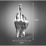 Personalized Middle Finger Statue Ornament Home Desk