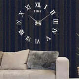 2022 New 3D Roman Numeral Acrylic Mirror Wall Clock