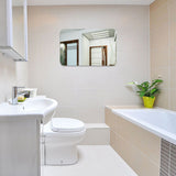 3D DIY Home Bathroom Acrylic Stickers Reflective Surface