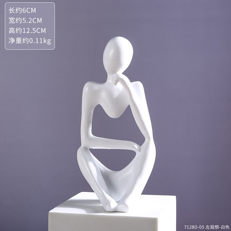Resin Statues Floating Coffee Cup Art Sculpture Kitchen Home Decor
