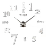2022 New 3D Roman Numeral Acrylic Mirror Wall Clock