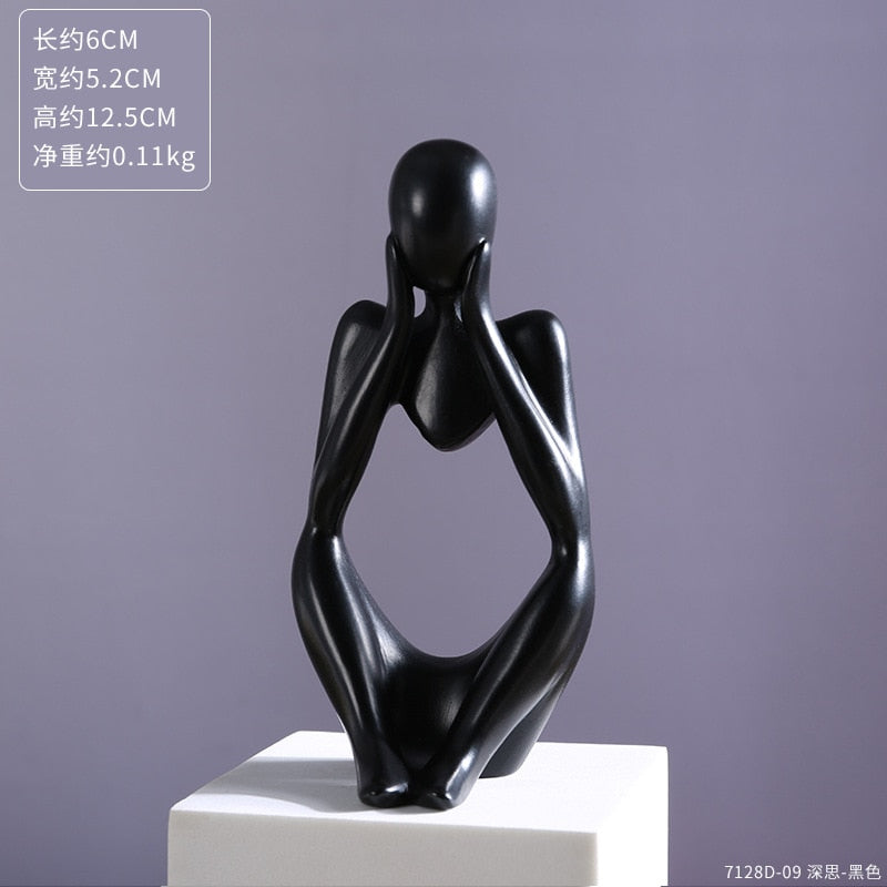 Resin Statues Floating Coffee Cup Art Sculpture Kitchen Home Decor