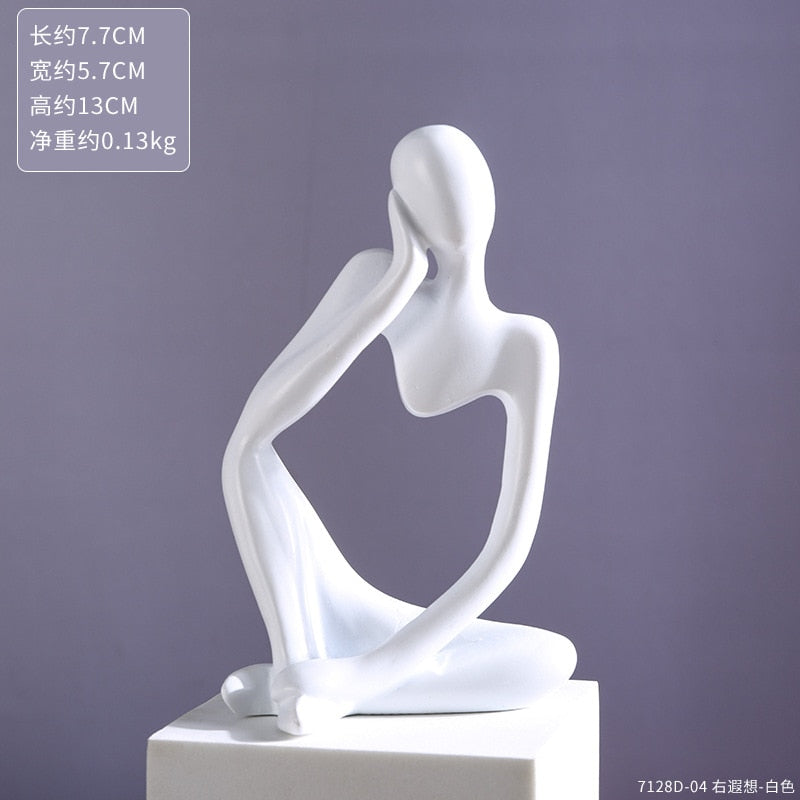 Resin Statues Floating Coffee Cup Art Sculpture Kitchen Home Decor