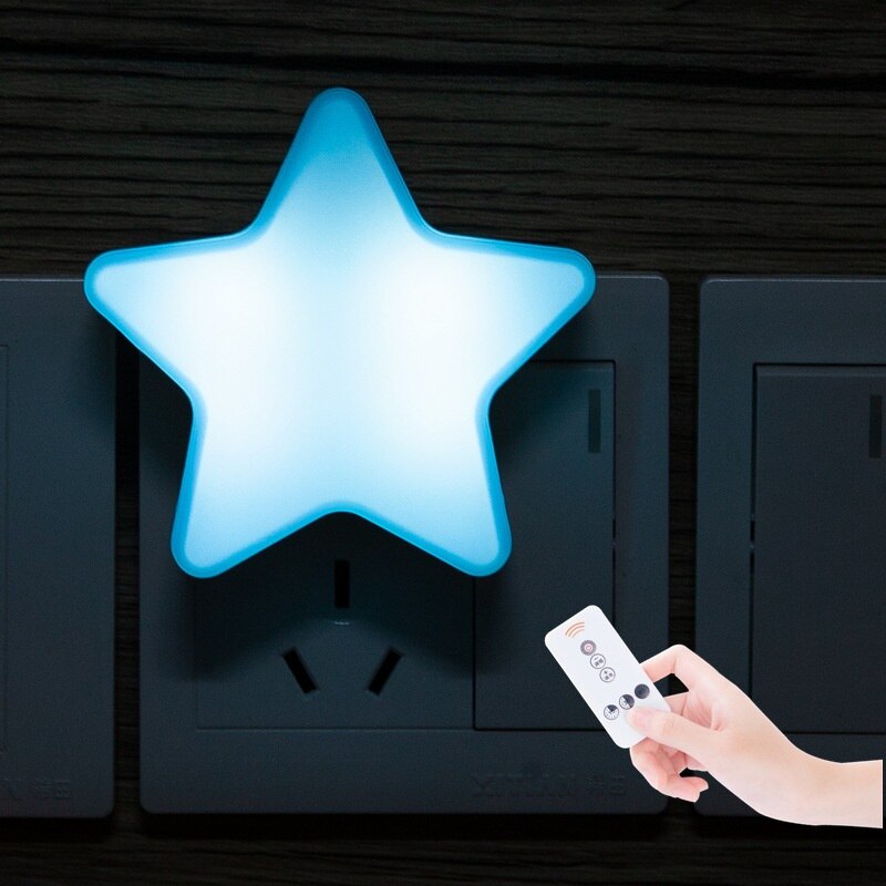 Star Shape Lamp LED Night Lights Bedside Wall Lamp