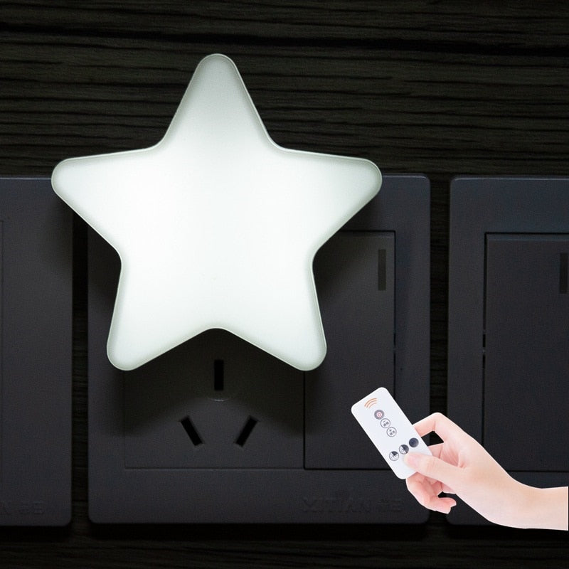 Star Shape Lamp LED Night Lights Bedside Wall Lamp