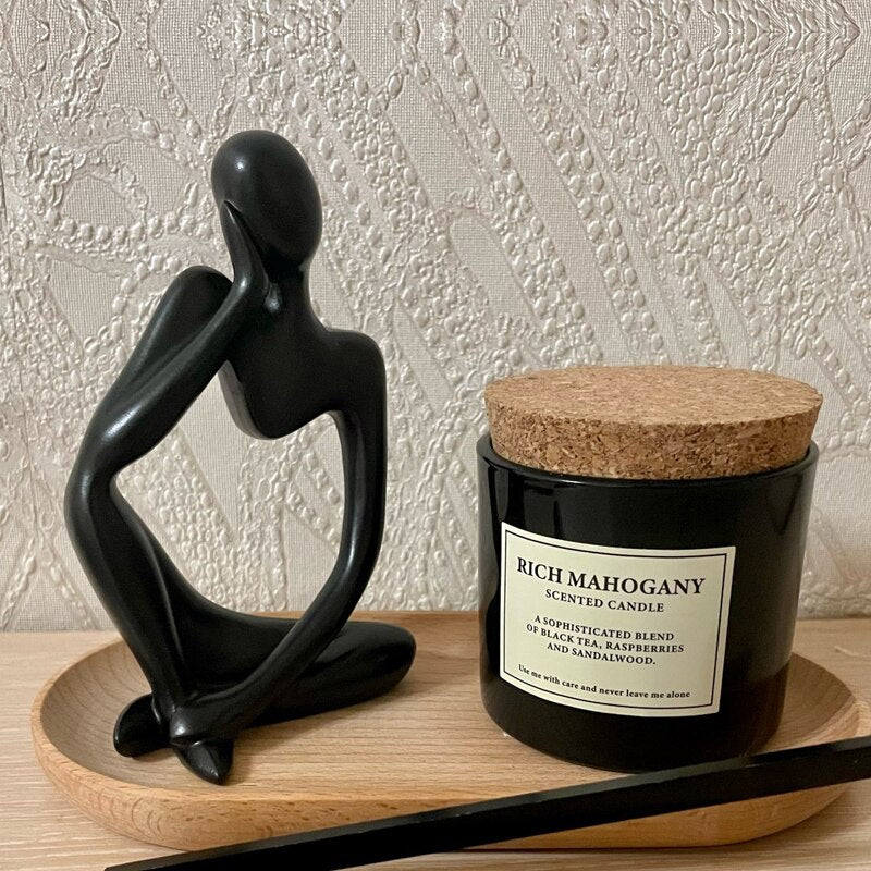 VORMIR Thinker Resin Statue Nordic Abstract Figurine Crafts