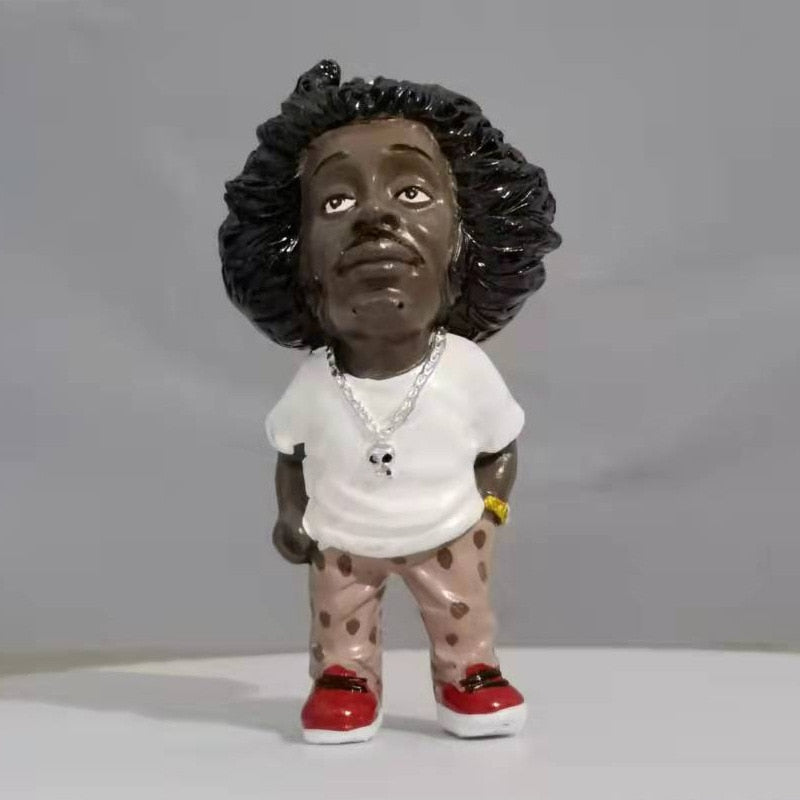 1 Pcs Hip Hop Legend Commemorative Resin Ornaments Memorial