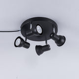 Multiple 5 heads black Iron led Ceiling Lights