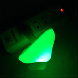 Led Night Light Mushroom Wall Socket Lamp