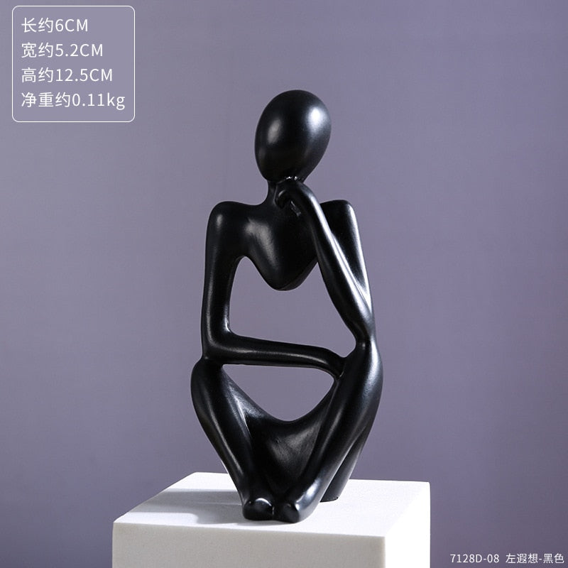 Resin Statues Floating Coffee Cup Art Sculpture Kitchen Home Decor