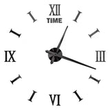 2022 New 3D Roman Numeral Acrylic Mirror Wall Clock